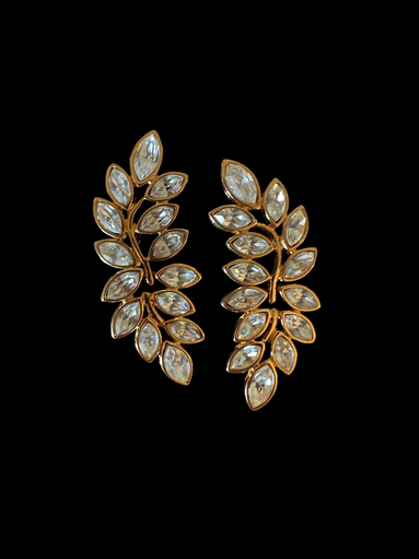 Jewelry, Kenneth Jay Lane (KJL) Crystal Rhinestone Branch Drop Earrings