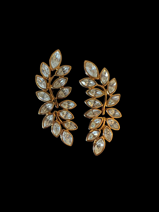 Jewelry, Kenneth Jay Lane (KJL) Crystal Rhinestone Branch Drop Earrings