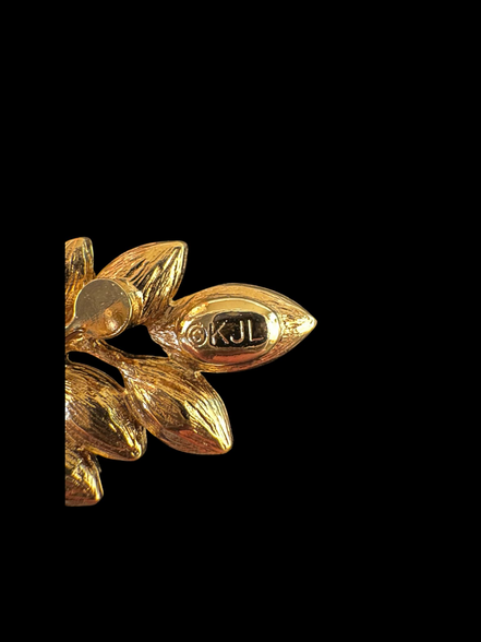 Jewelry, Kenneth Jay Lane (KJL) Crystal Rhinestone Branch Drop Earrings