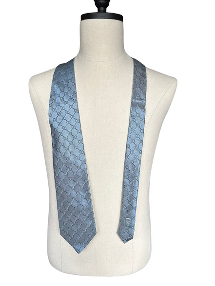Ties, Gucci Slate Blue Necktie