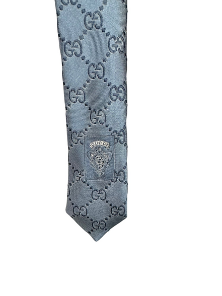 Ties, Gucci Slate Blue Necktie