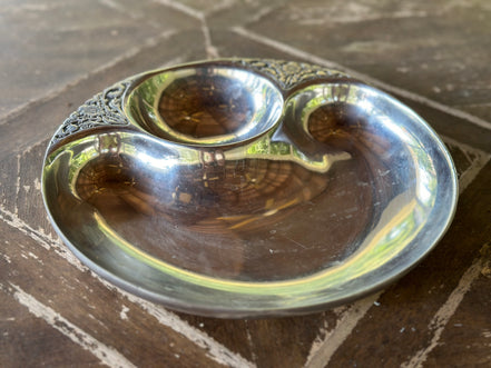 Entertaining, Wilton Armetale Dip and Chip Serving Dish