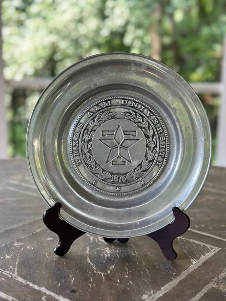 Collegiate Gift, Wilton Armetale Texas A&M University Plate