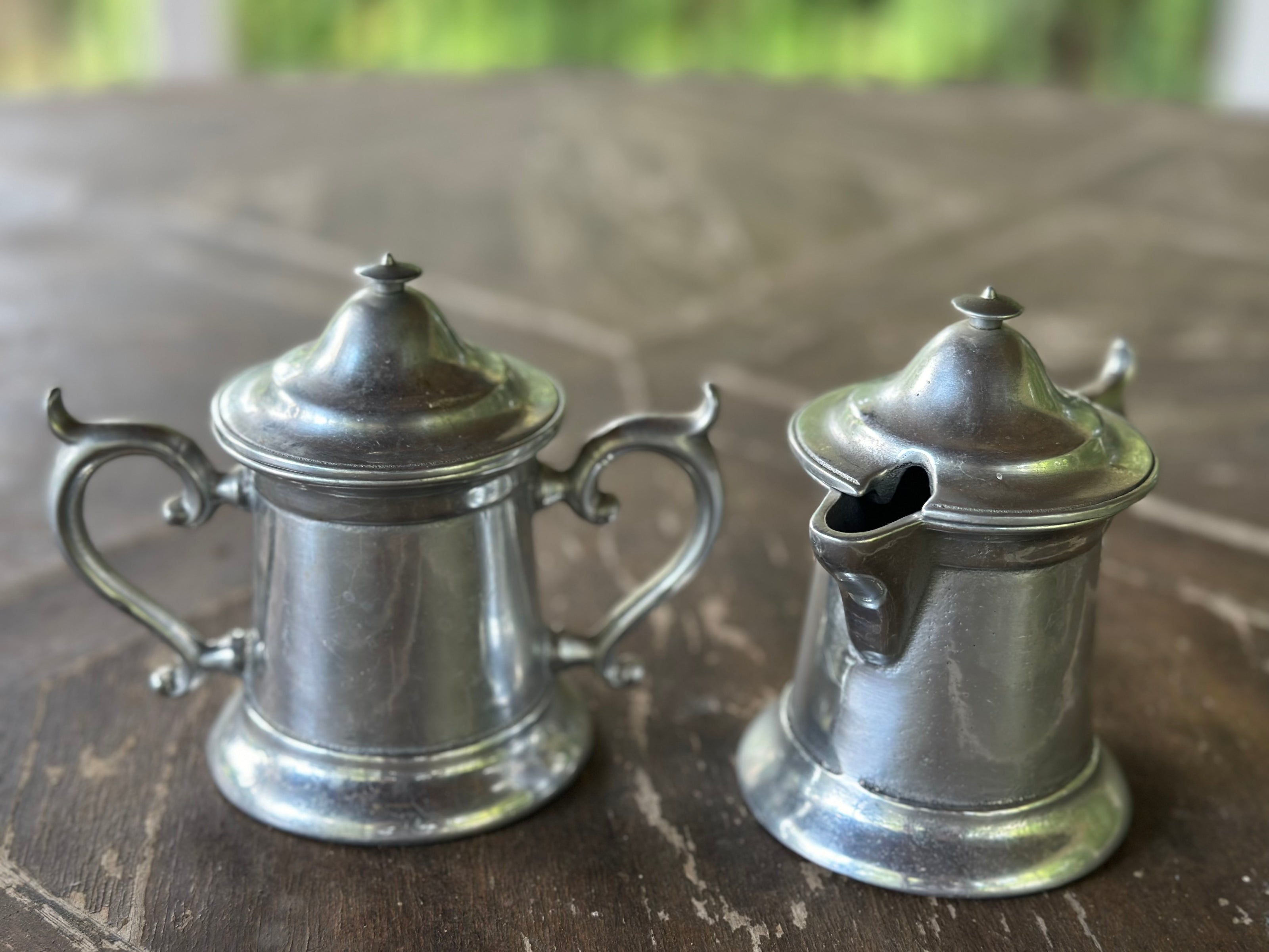 Entertaining, Wilton Armetale Sugar and Creamer Set