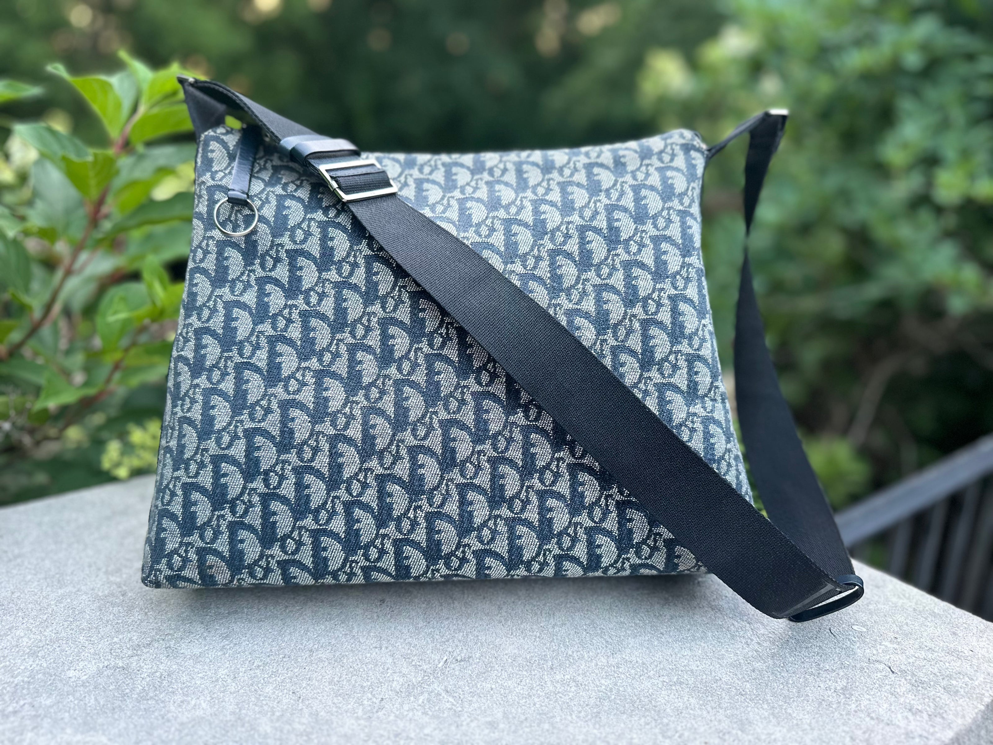 Handbag, Dior Oblique Trotter Messenger Bag