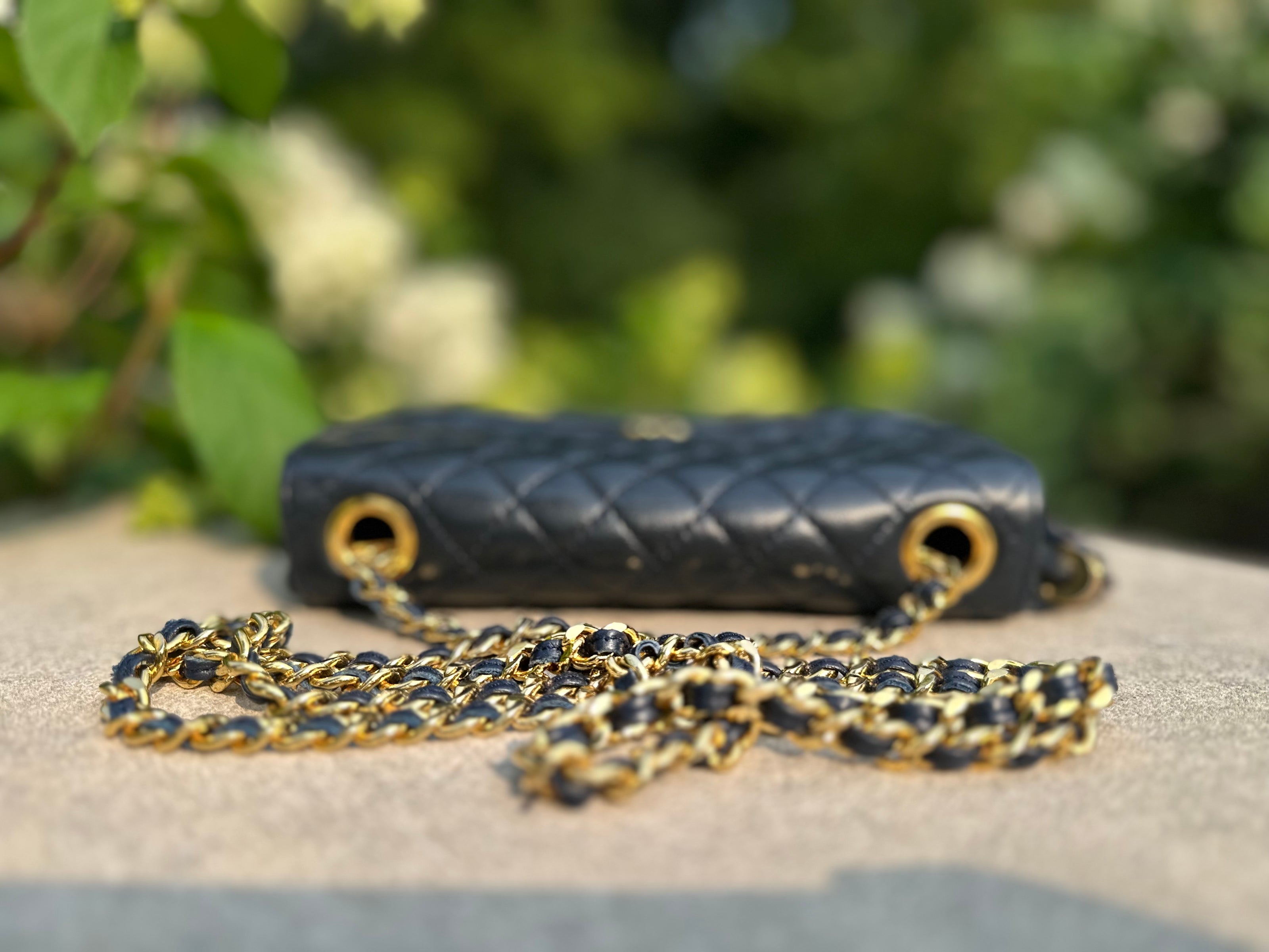 Handbag, Koret quilted navy crossbody bag