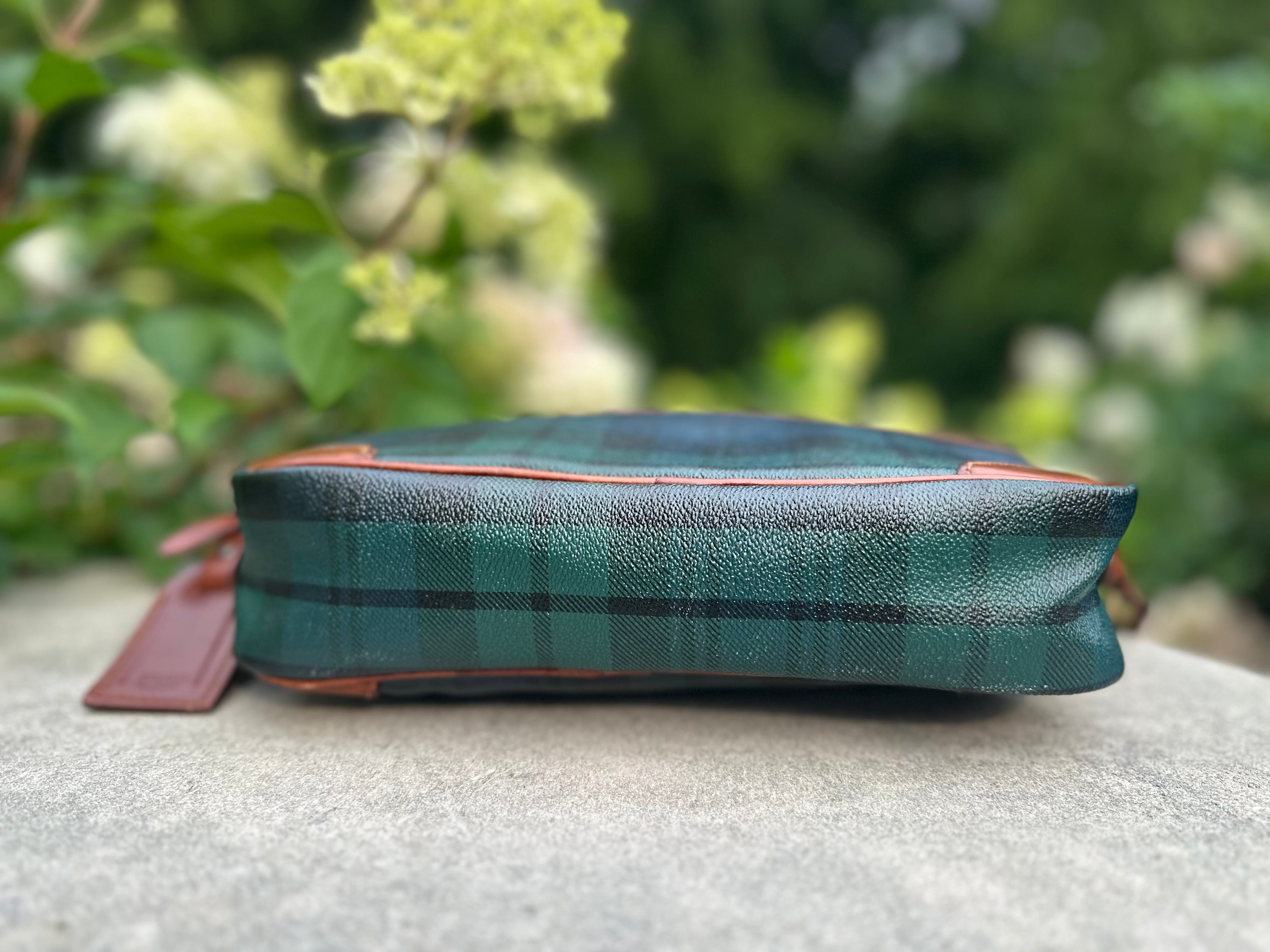 Handbag, Ralph Lauren crossbody black watch tartan bag