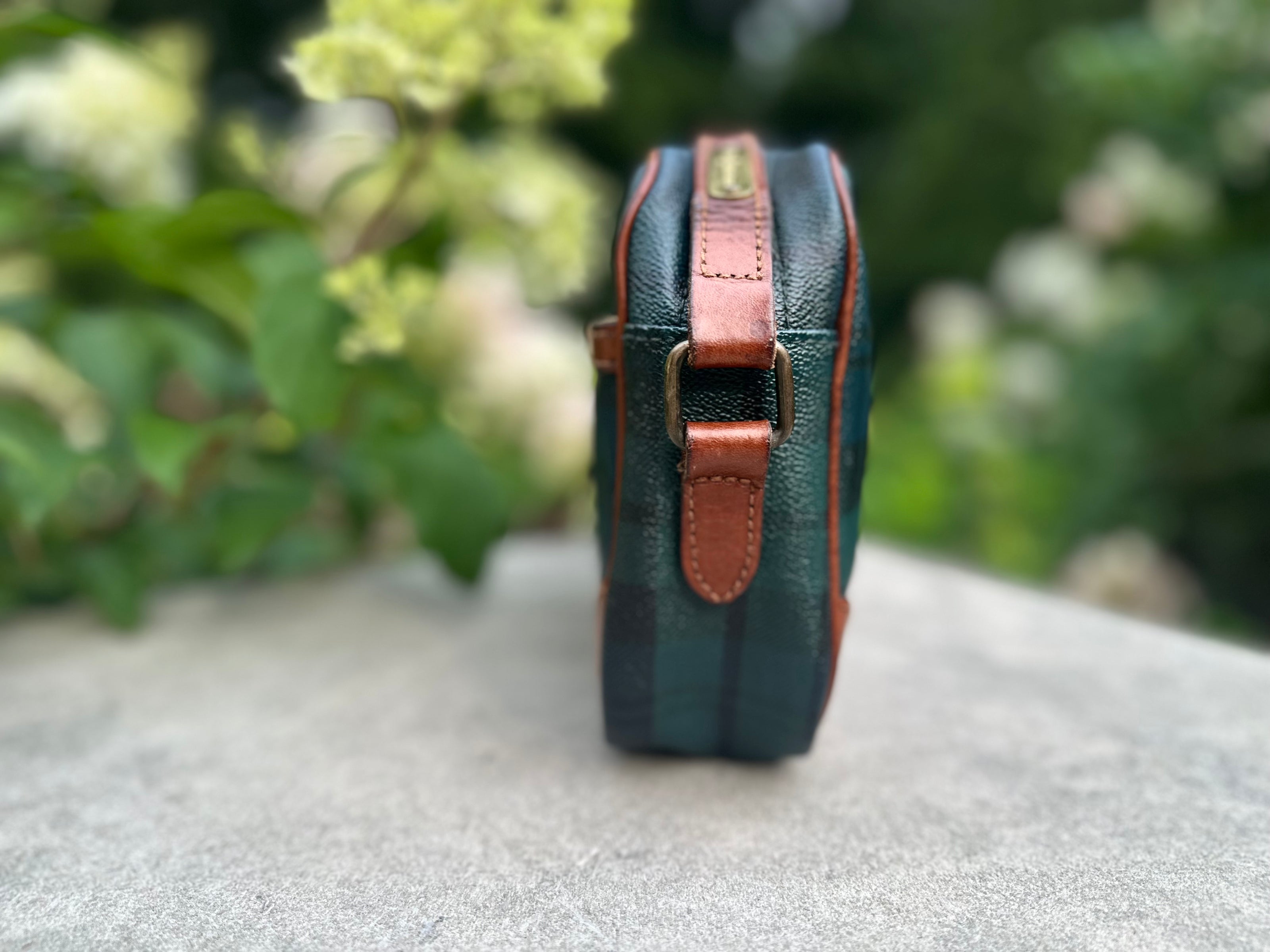 Handbag, Ralph Lauren crossbody black watch tartan bag