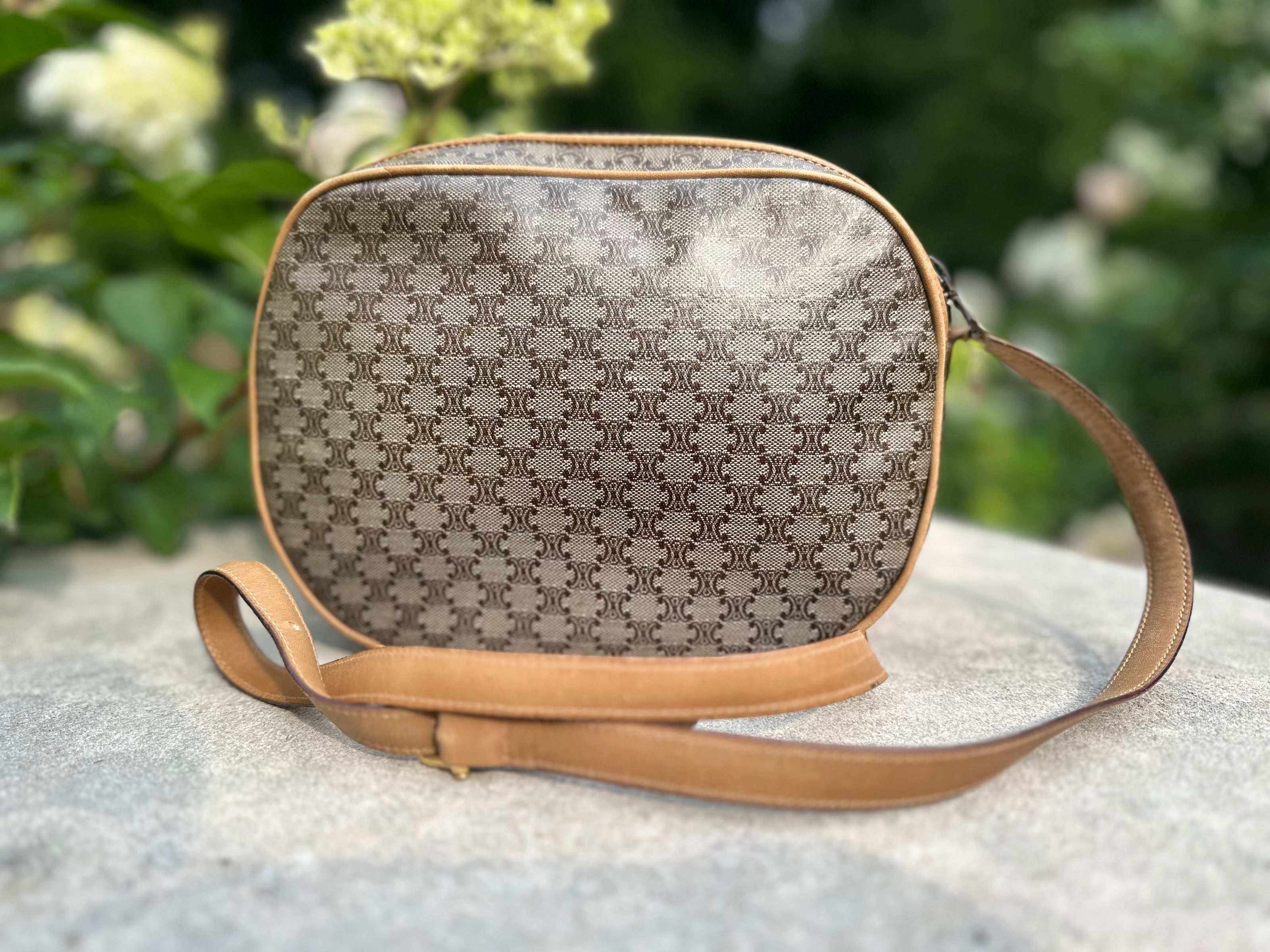 Handbag, Celine Macadam crossbody bag