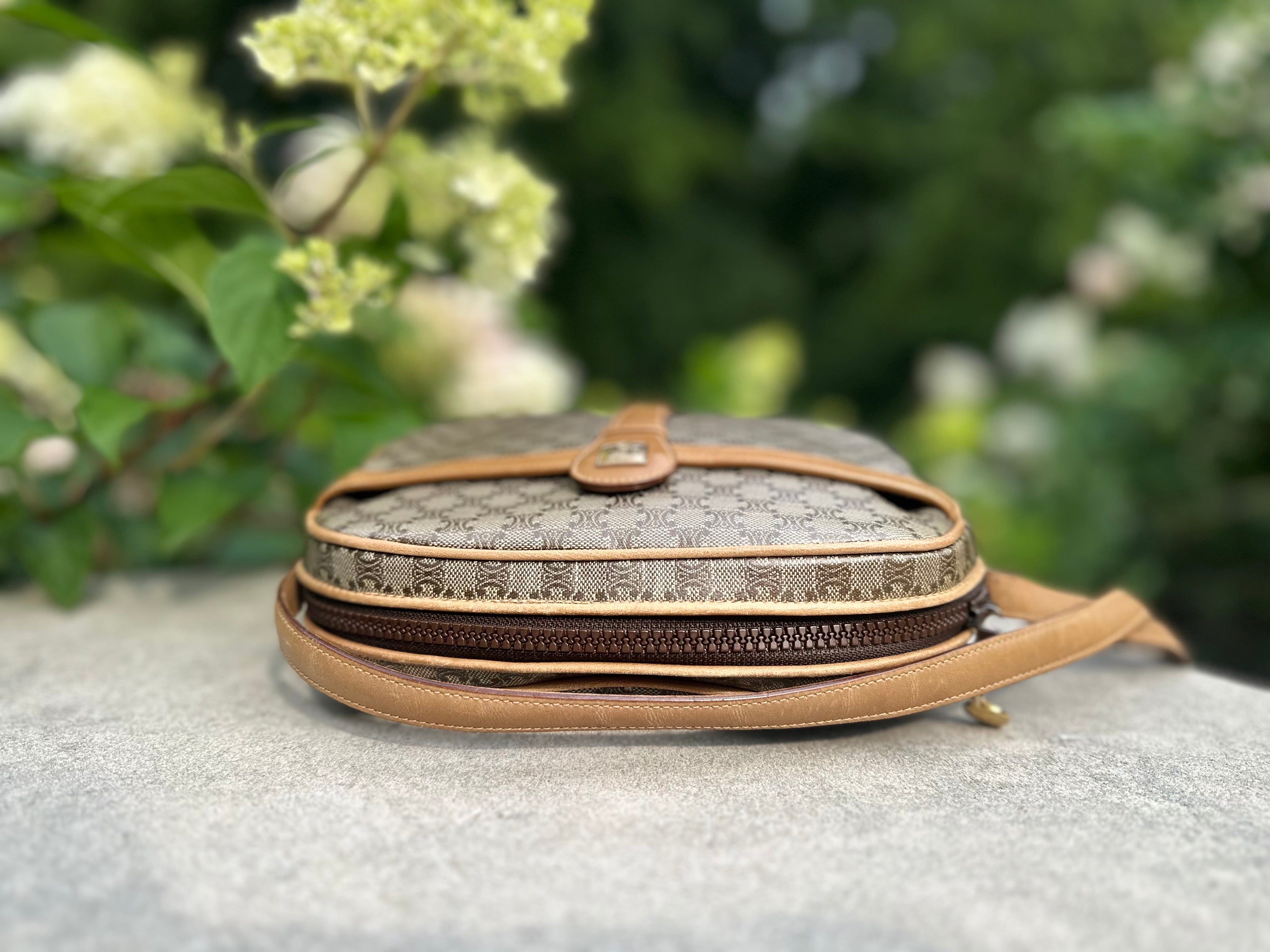 Handbag, Celine Macadam crossbody bag