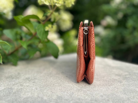 Handbag, Judith Leiber tri-color snakeskin bag