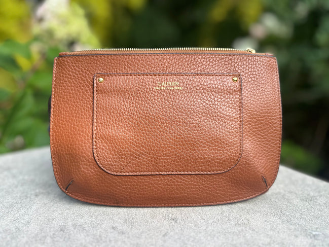 Handbag, Ralph Lauren brown belt bag