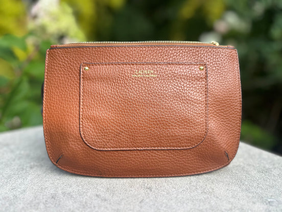 Handbag, Ralph Lauren brown belt bag