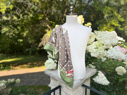 Scarves, Gucci Vintage Golf Theme