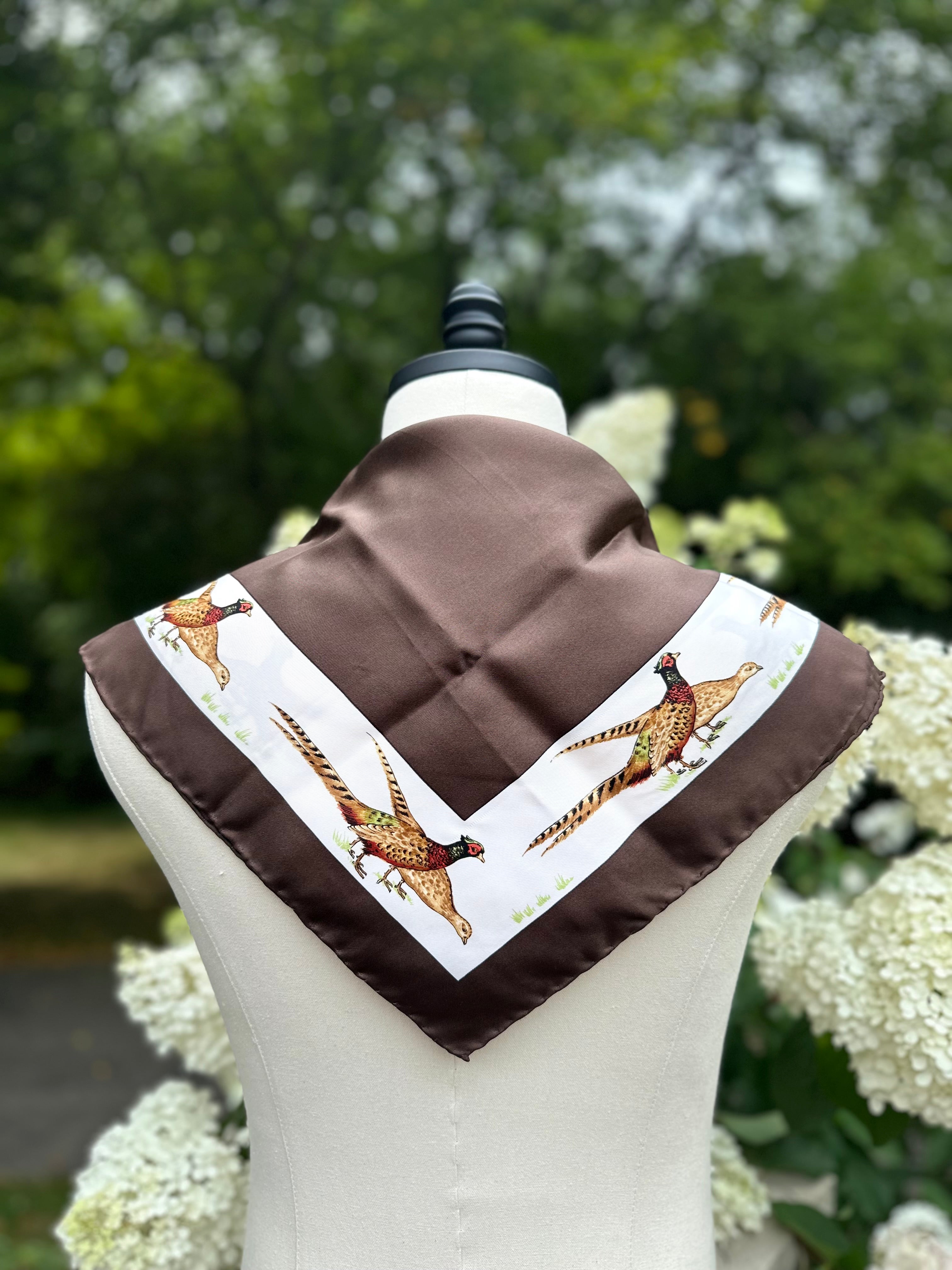 Scarves, Gucci Pheasant Hunting