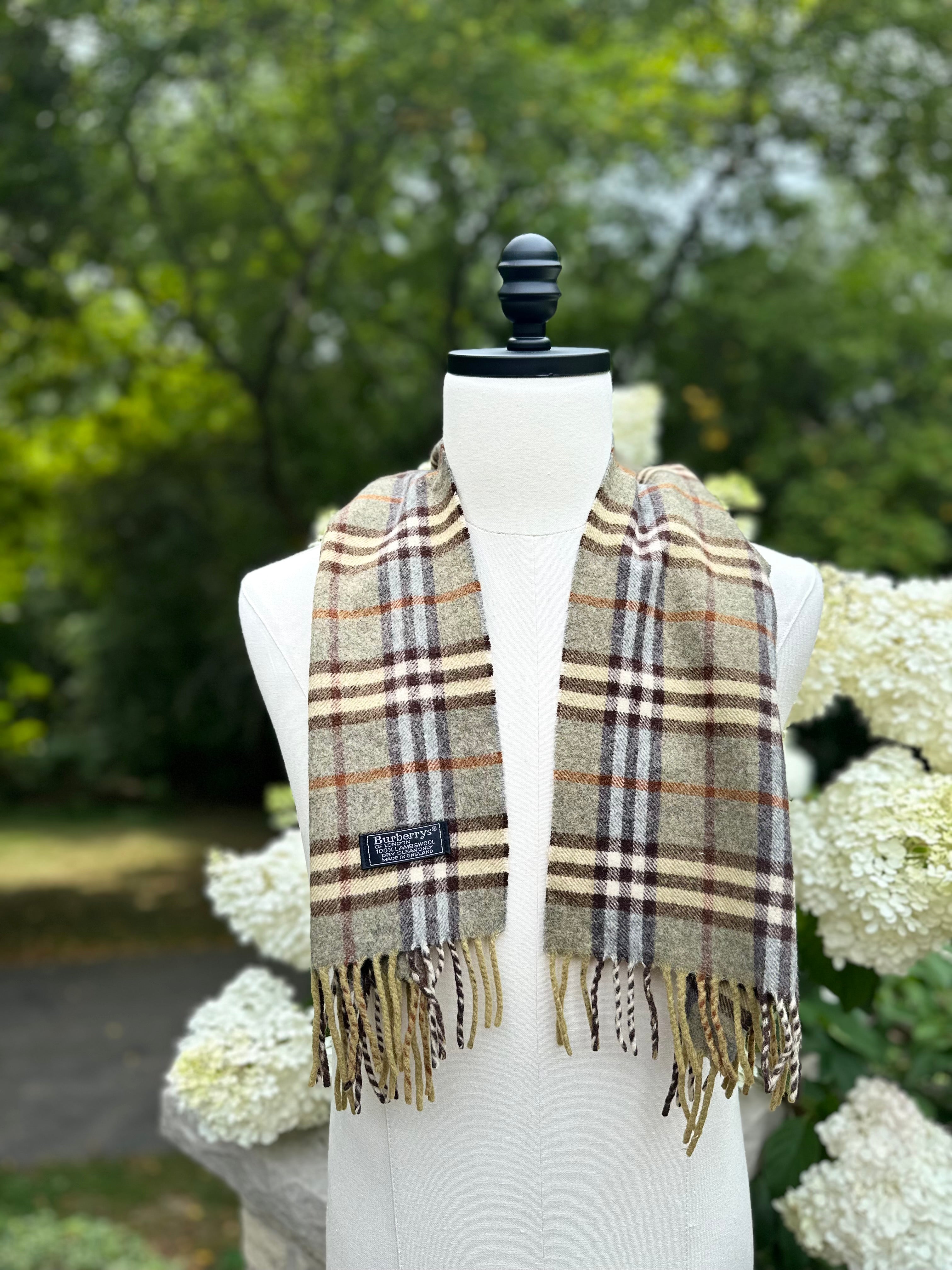 Scarves, Burberry Two Tone Novacheck
