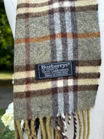 Scarves, Burberry Two Tone Novacheck
