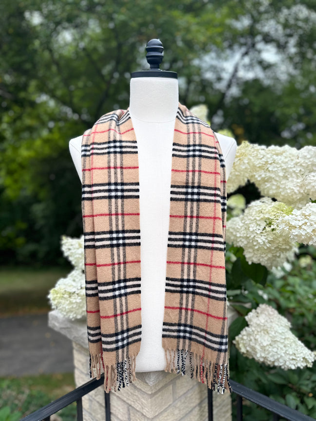Scarves, Burberry wool