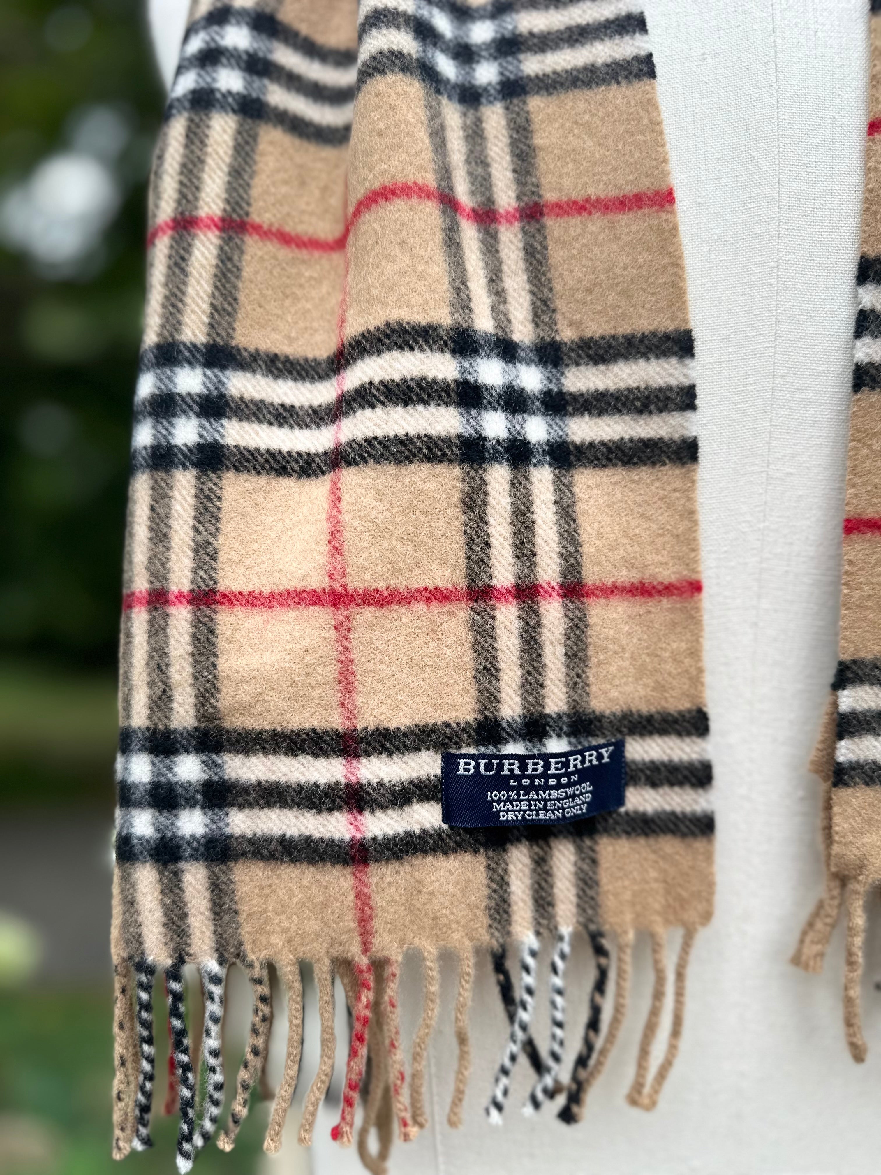 Scarves, Burberry wool