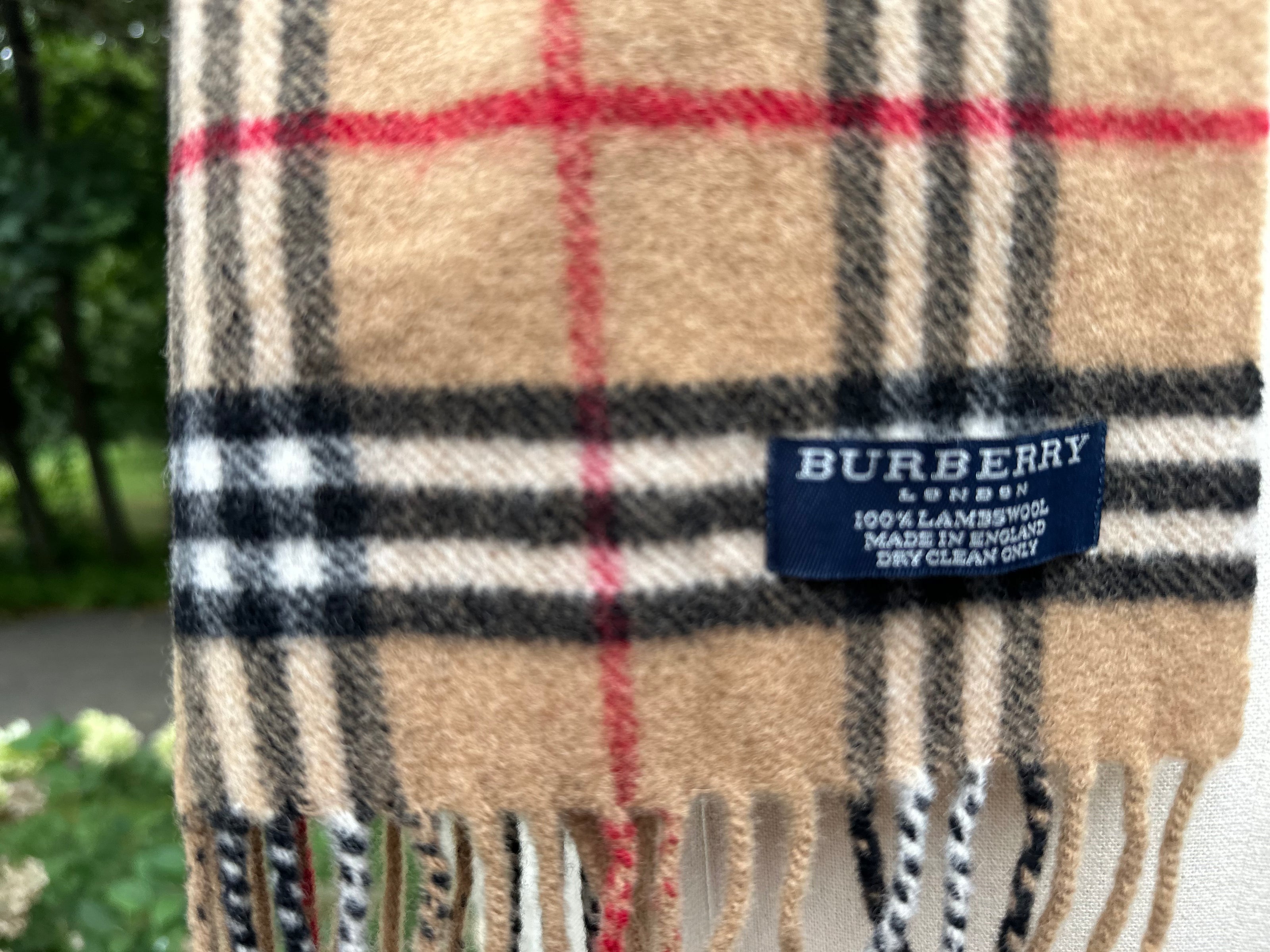 Scarves, Burberry wool