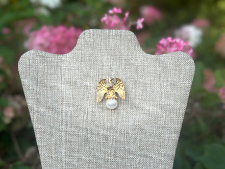 Jewelry, Ann Hand Liberty Eagle Sterling Silver Brooch