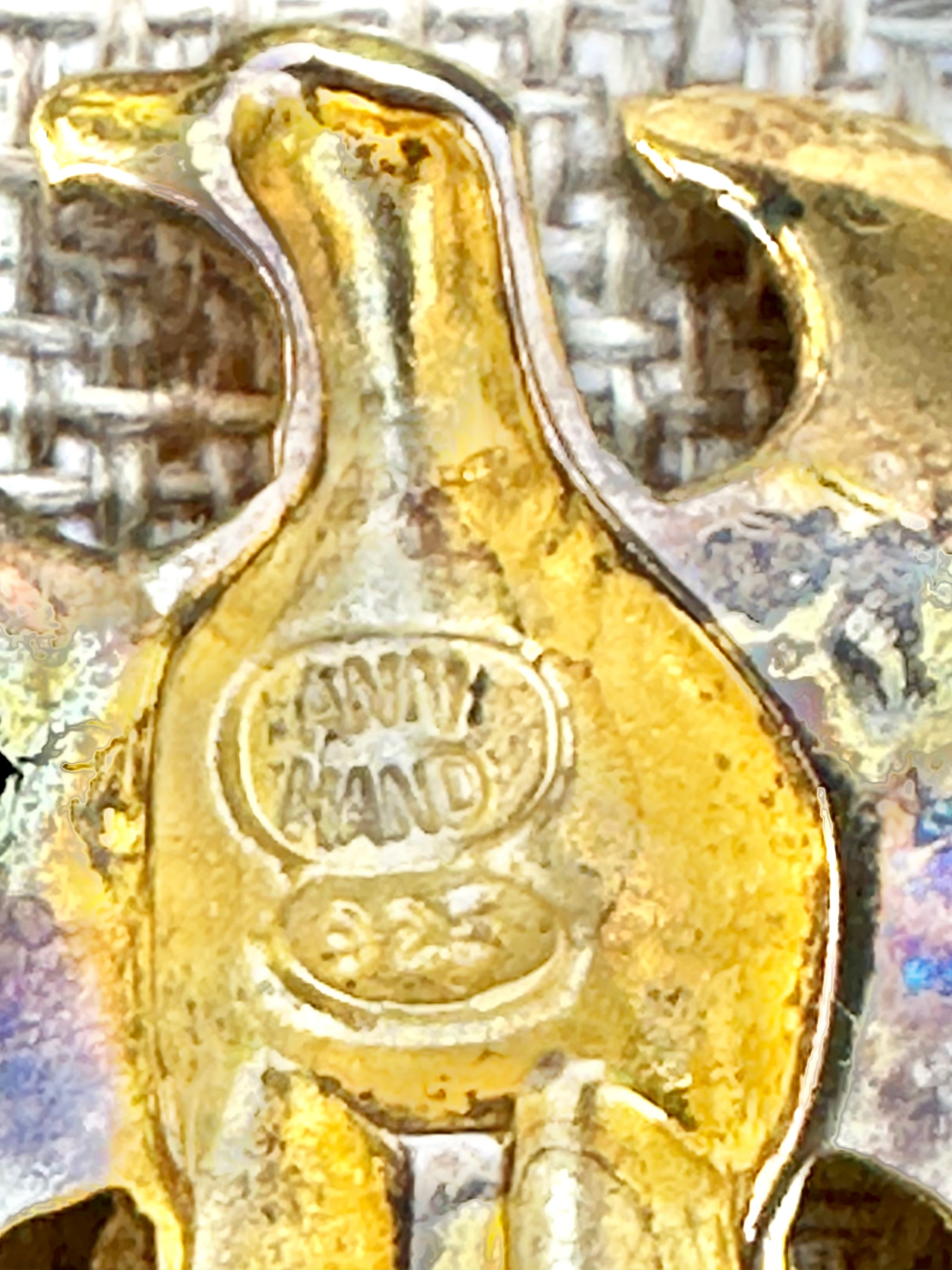 Jewelry, Ann Hand Liberty Eagle Sterling Silver Brooch