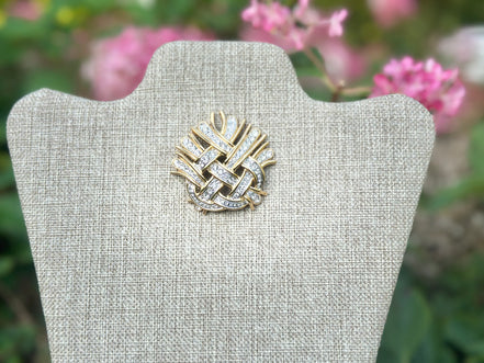 Jewelry, Kenneth Jay Lane (KJL) Rhinestone Brooch