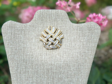 Jewelry, Kenneth Jay Lane (KJL) Rhinestone Brooch