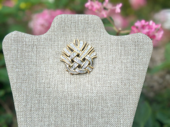 Jewelry, Kenneth Jay Lane (KJL) Rhinestone Brooch