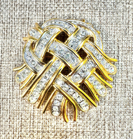 Jewelry, Kenneth Jay Lane (KJL) Rhinestone Brooch