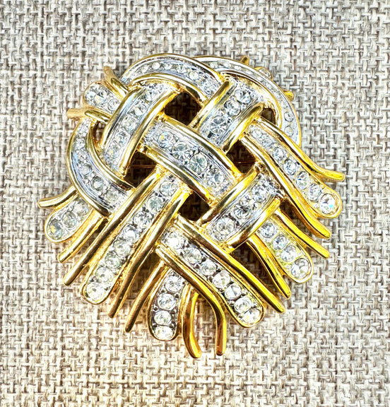 Jewelry, Kenneth Jay Lane (KJL) Rhinestone Brooch