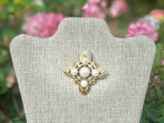 Jewelry, Kenneth Jay Lane (KJL) Fleur de Lis Brooch