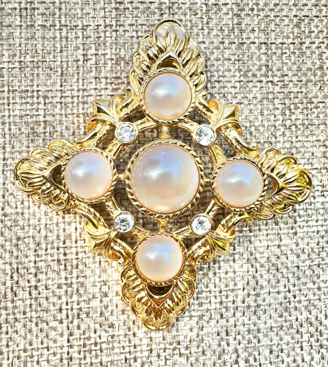 Jewelry, Kenneth Jay Lane (KJL) Fleur de Lis Brooch
