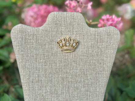 Jewelry, Kenneth Jay Lane (KJL) Crown Brooch