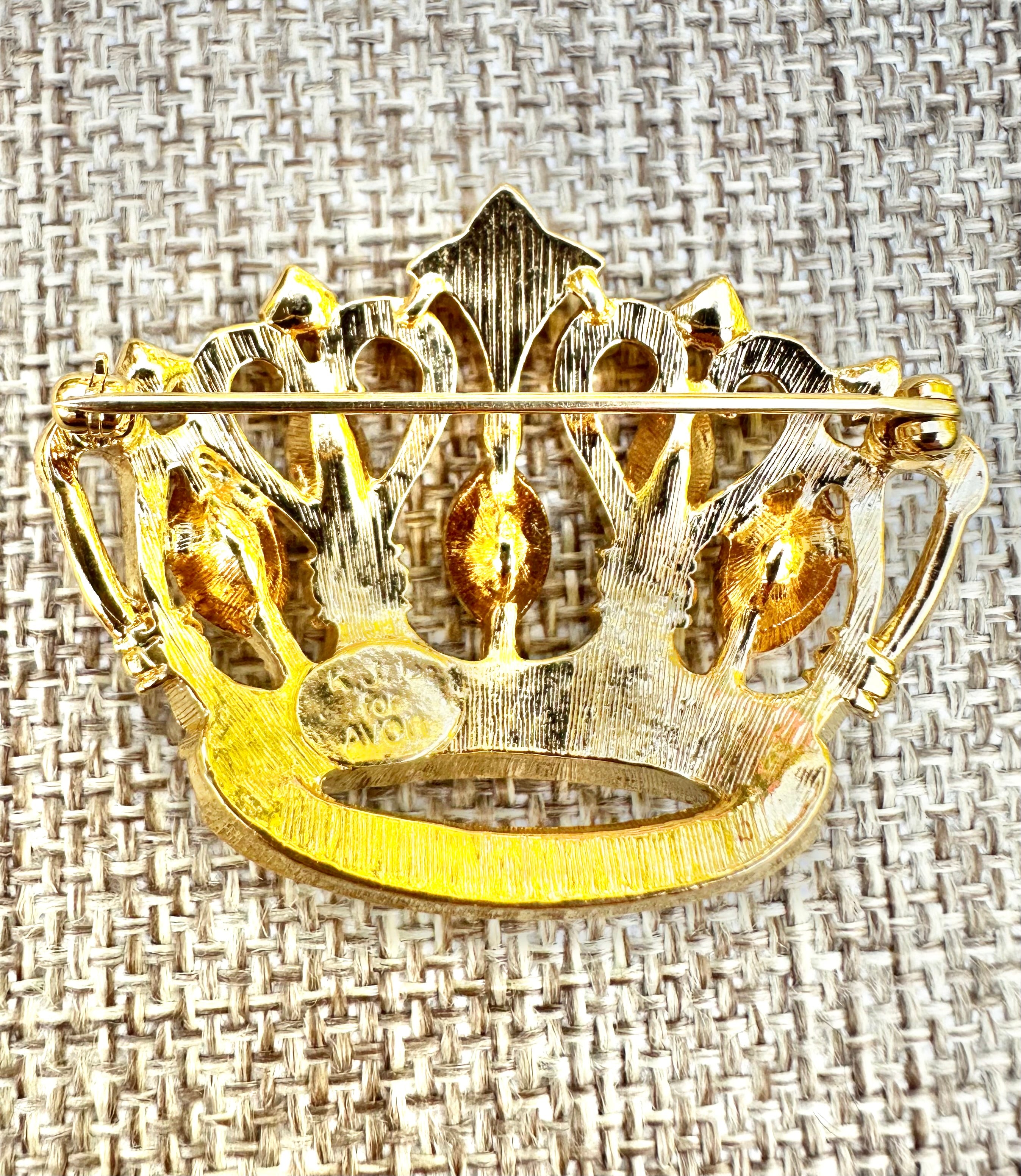 Jewelry, Kenneth Jay Lane (KJL) Crown Brooch