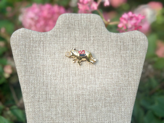 Jewelry, Monet Elephant Brooch