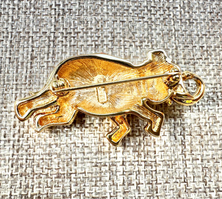 Jewelry, Monet Elephant Brooch