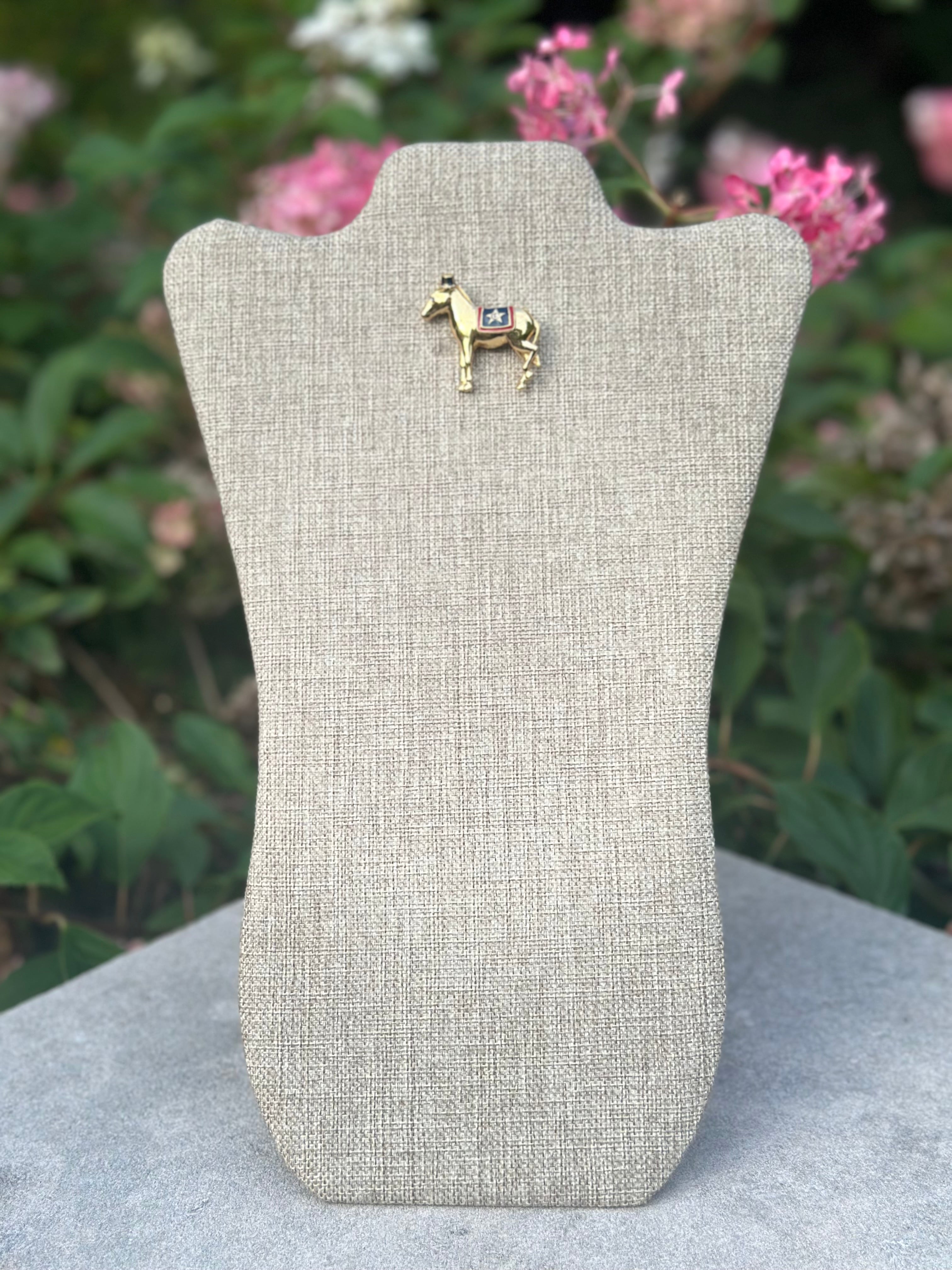 Jewelry, Monet Donkey Brooch