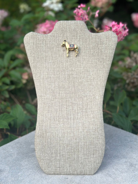 Jewelry, Monet Donkey Brooch