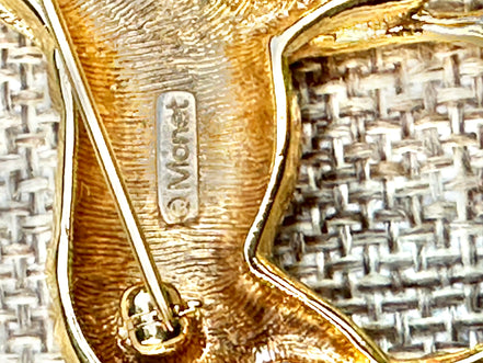 Jewelry, Monet Donkey Brooch