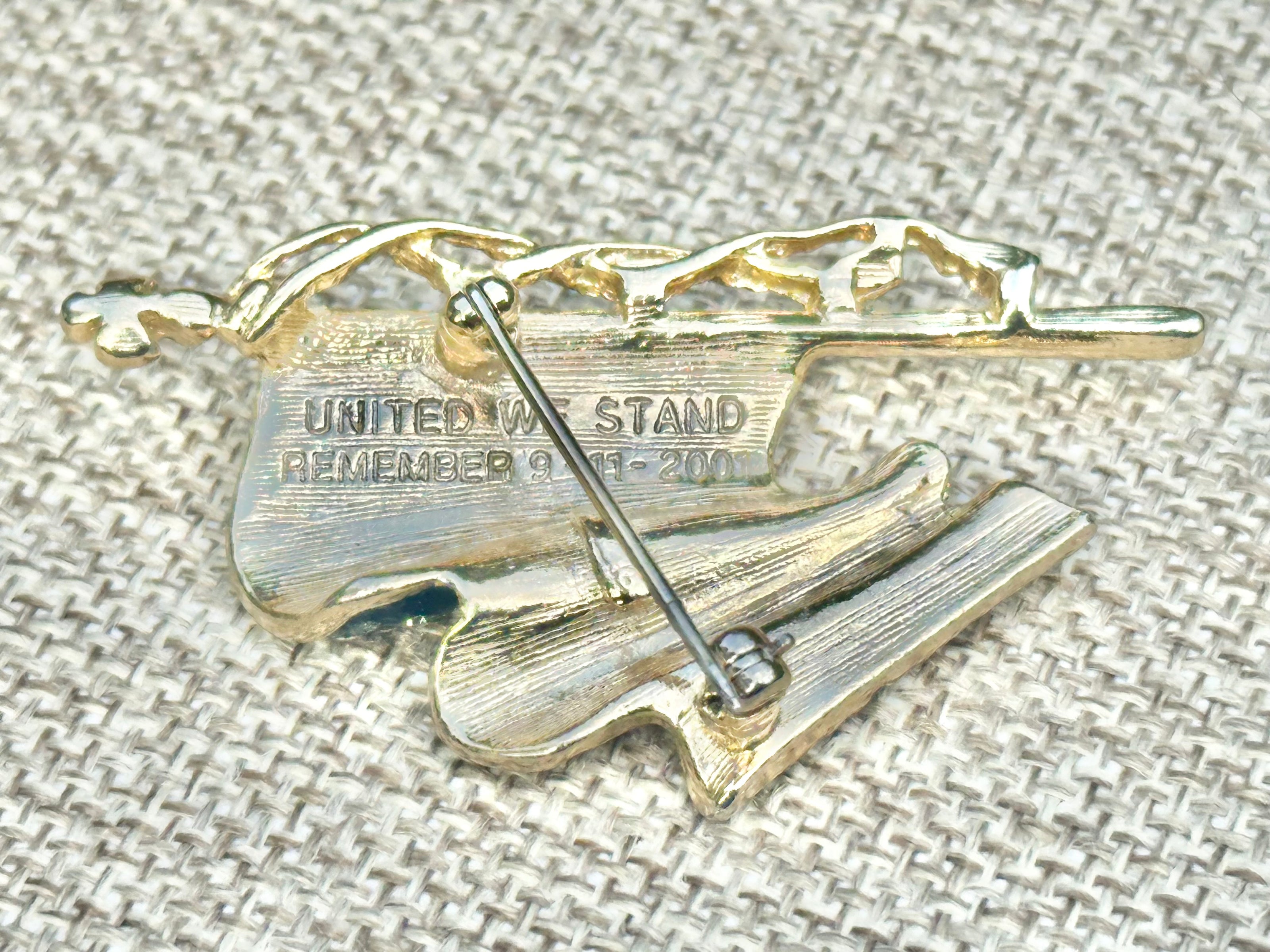 Jewelry, Monet American Flag 9/11 Brooch