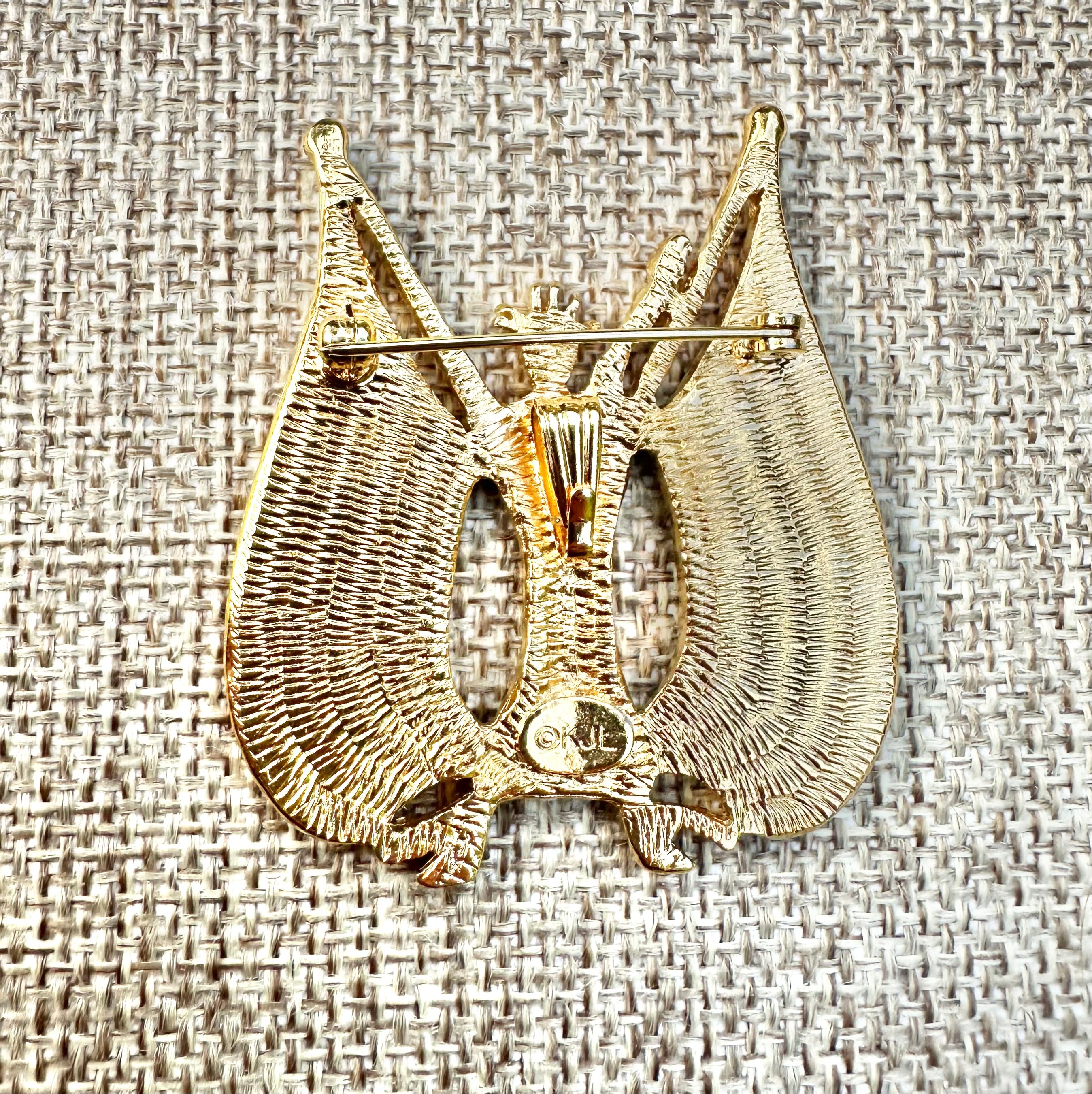 Jewelry, Kenneth Jay Lane (KJL) American Statue of Liberty Patriotic brooch