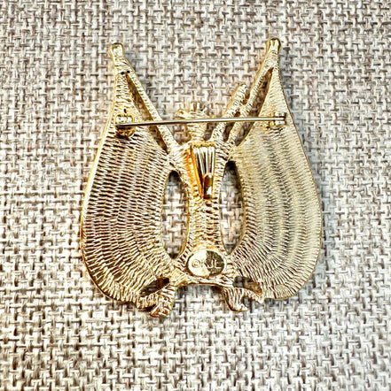 Jewelry, Kenneth Jay Lane (KJL) American Statue of Liberty Patriotic brooch