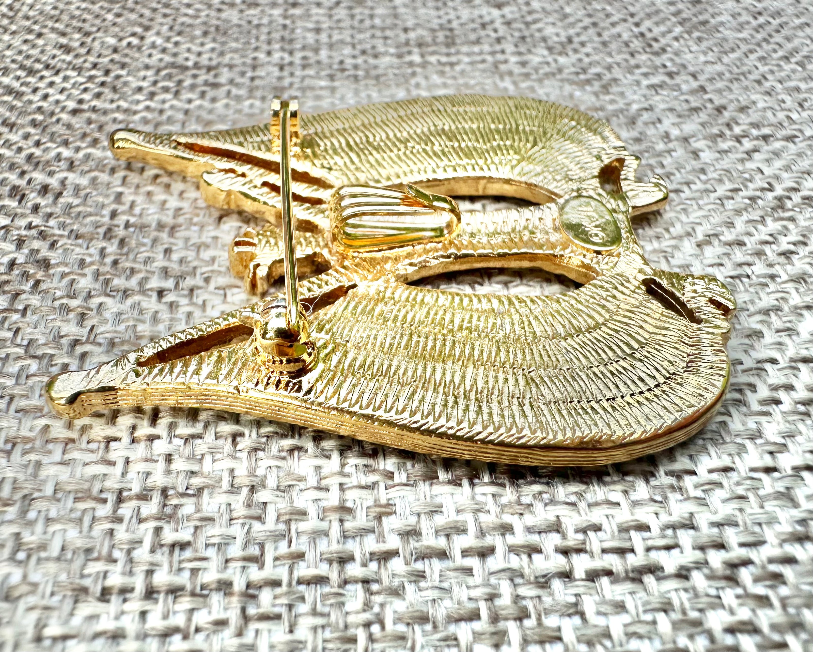 Jewelry, Kenneth Jay Lane (KJL) American Statue of Liberty Patriotic brooch