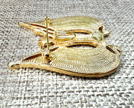 Jewelry, Kenneth Jay Lane (KJL) American Statue of Liberty Patriotic brooch