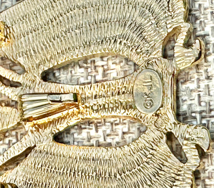 Jewelry, Kenneth Jay Lane (KJL) American Statue of Liberty Patriotic brooch