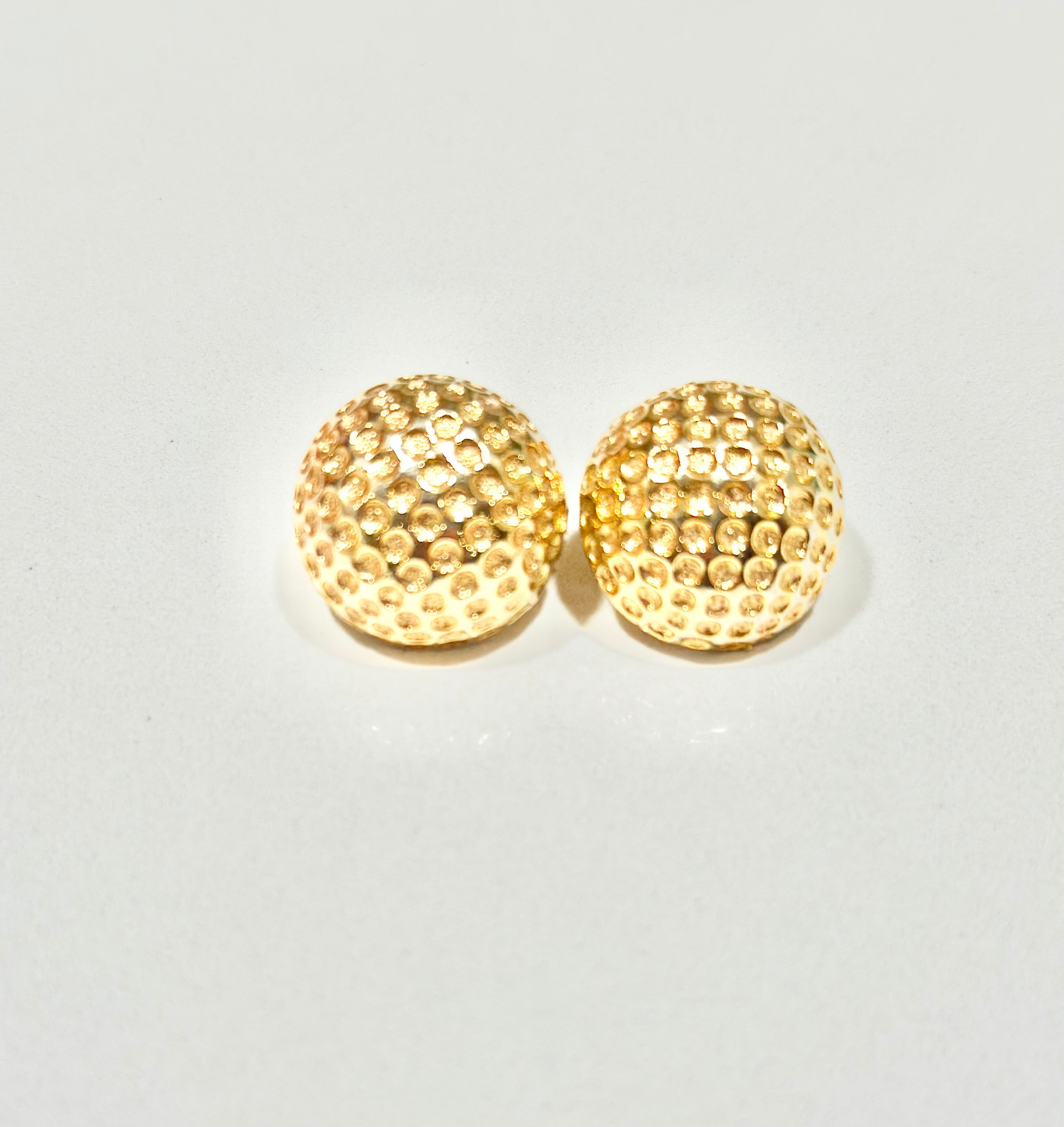 Jewelry, Cabouchon Golf Ball Earrings