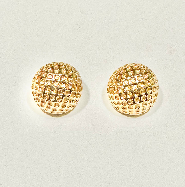 Jewelry, Cabouchon Golf Ball Earrings
