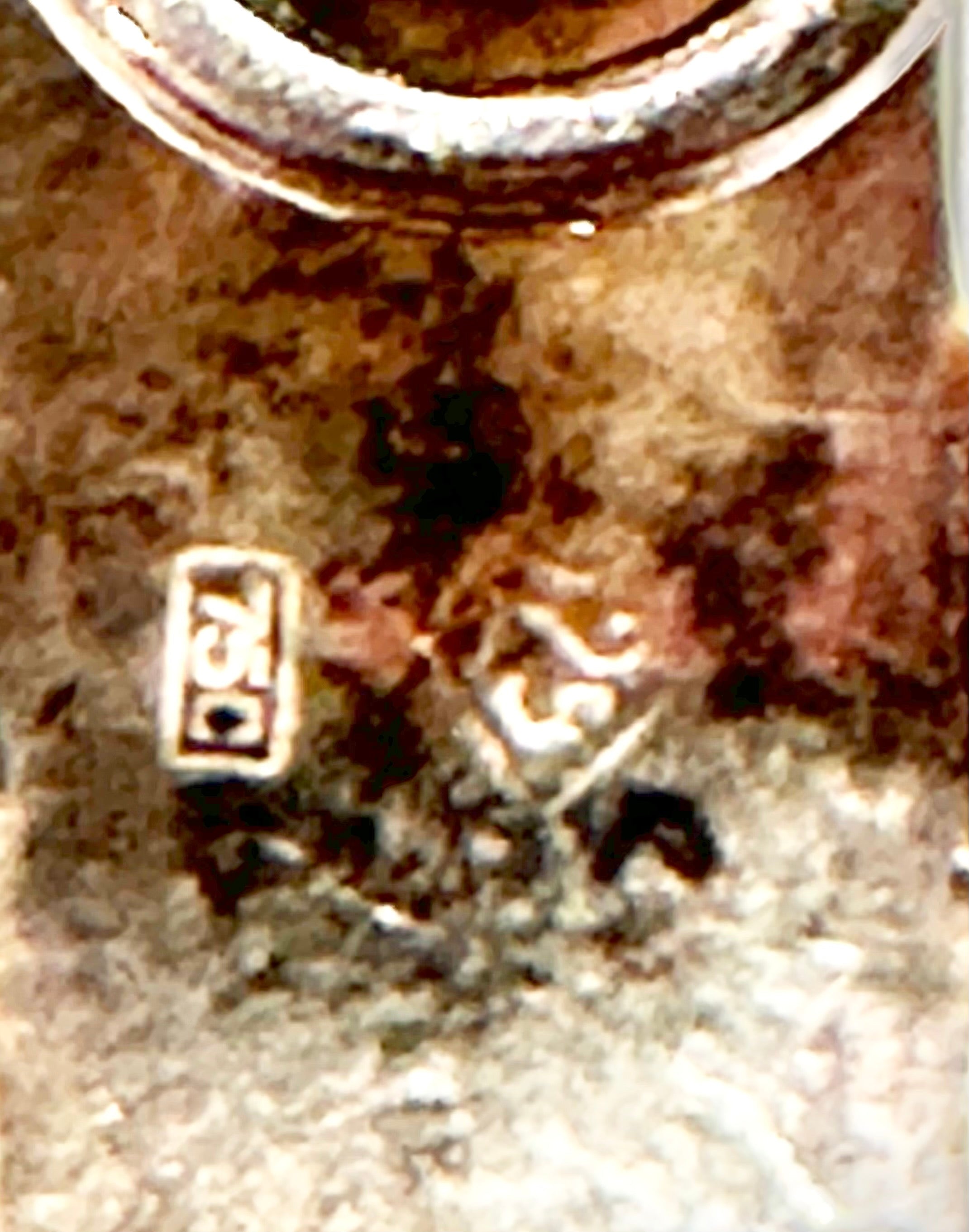 Jewelry, Tiffany Yellow Gold and Sterling Silver Earrings