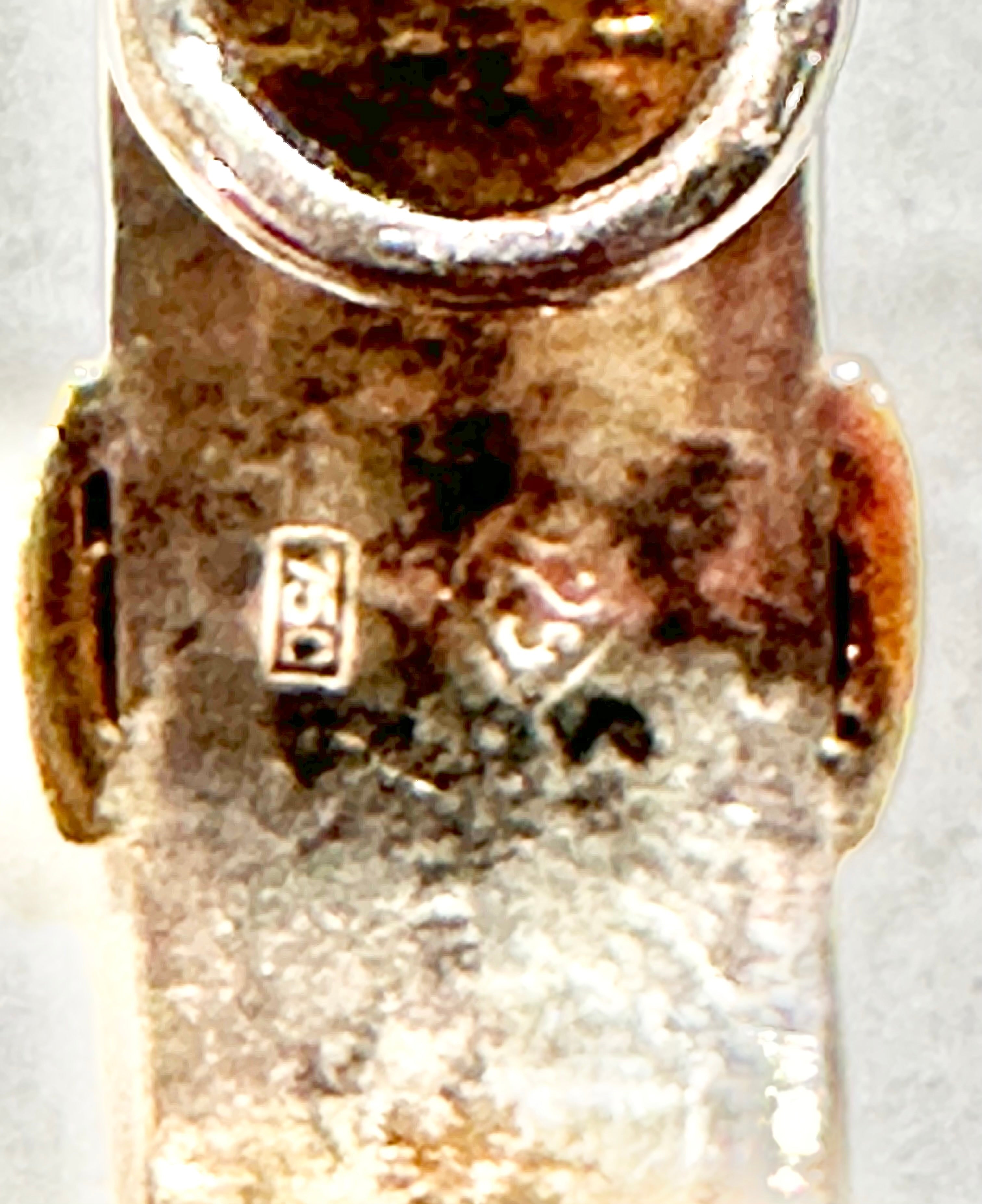 Jewelry, Tiffany Yellow Gold and Sterling Silver Earrings